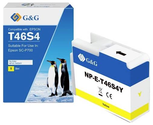 G&G Nachfülltinte Kompatibel Gelb 1E46S4-YGG