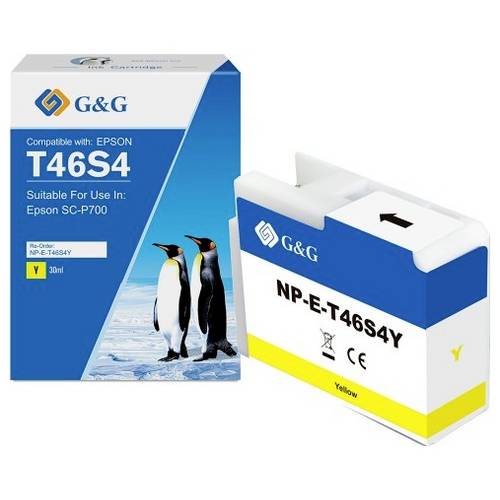 G&G Nachfülltinte Kompatibel Gelb 1E46S4-YGG