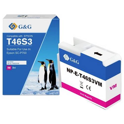 G&G Nachfülltinte Kompatibel Magenta 1E46S3-VMGG