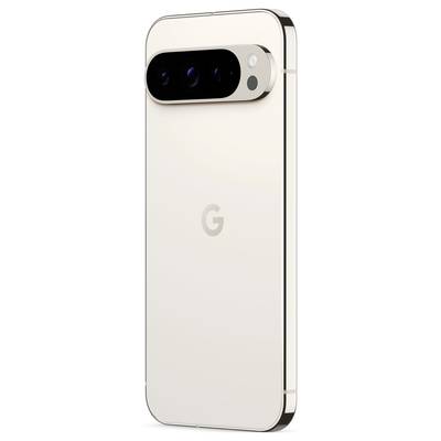 Ein modernes Smartphone mit glänzendem Rahmen und mehreren Kameralinsen auf der Rückseite.