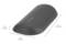 Gepolsterte schwarze Handgelenkauflage für ergonomische Unterstützung. Abmessungen sind 0,71" x 2,87" x 6" (18 x 73 x 152,46 mm).