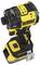 Ein gelber Akkuschrauber der Marke Dewalt mit einem robusten Design und ergonomischem Griff.