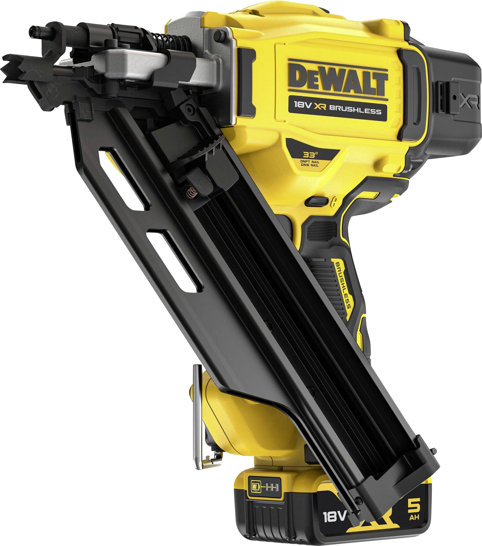 DEWALT DCN930P2-QW DCN930P2-QW Spikpistol batteri borstfri, inkl. 2x batterier, inkl. laddare