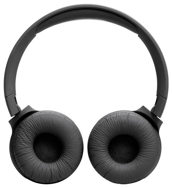 Kopfhörer in Schwarz mit gepolsterten Ohrmuscheln und verstellbarem Bügel. Geeignet für Musikgenuss und Telefonate.