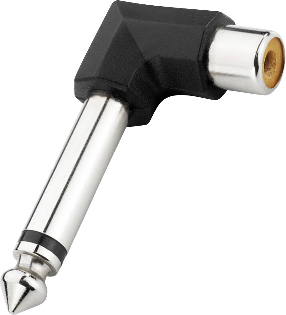 Monacor NTA-175A Audio Adapter [1x Klinkenstecker 6.35 mm - 1x Cinch-Buchse]
