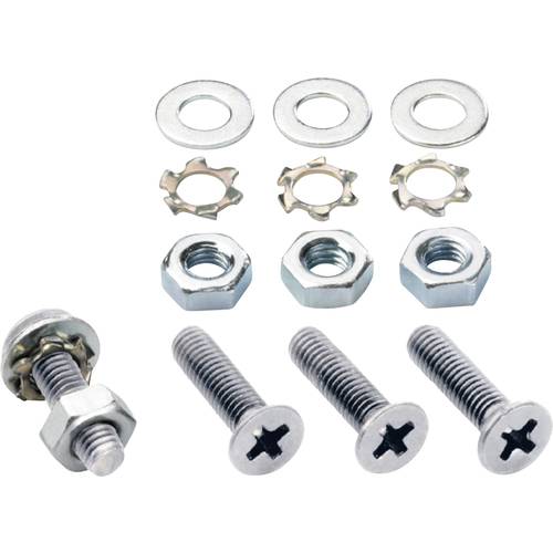 Thumbnail - Monacor MZF-312/SW Befestigungs-Schraubenset