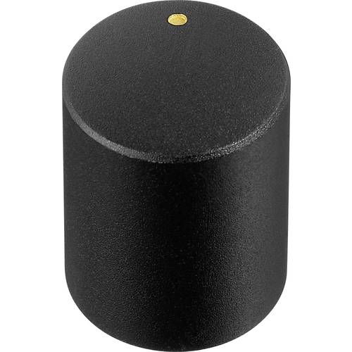 Monacor 0033180 KN-115 Drehknopf Schwarz, Gold (Ø) 15 mm 1 St.
