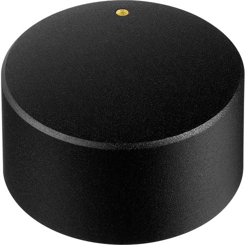 Monacor 0033200 KN-130 Drehknopf Schwarz, Gold (Ø) 30 mm 1 St.