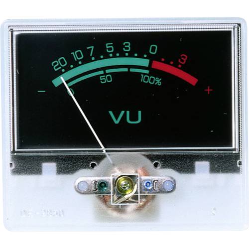 Monacor 0291050 V-22 V-22 Einbauinstrument, VU