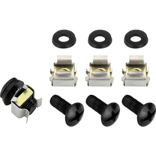 Monacor MZF-8645 Käfigmuttern-Schraubenset