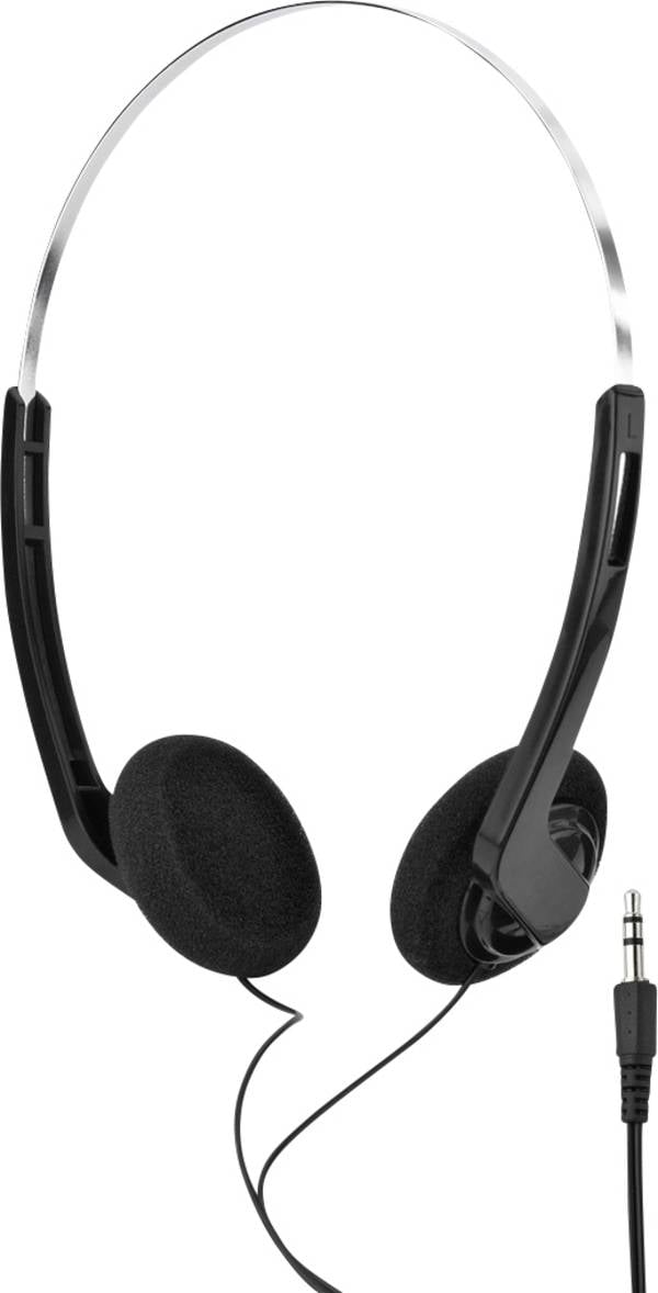Monacor MD-22 On Ear Kopfhörer kabelgebunden Stereo