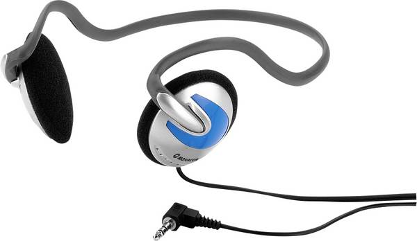 Monacor MD-260  On Ear Kopfhörer kabelgebunden Stereo   Nackenbügel