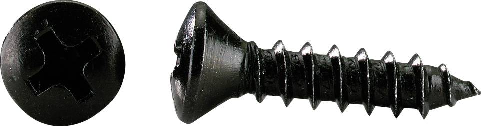 Monacor MZF-4019 Kreuzschlitz-Holzschrauben 100 St.