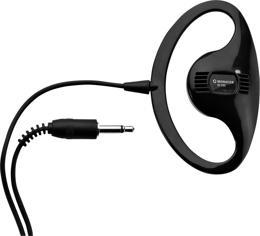 Monacor ES-220 In Ear Kopfhörer kabelgebunden