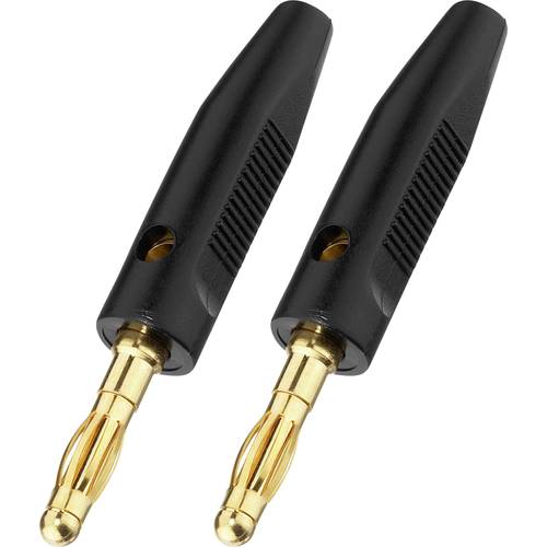 Monacor BP-30G/SW Bananenstecker
