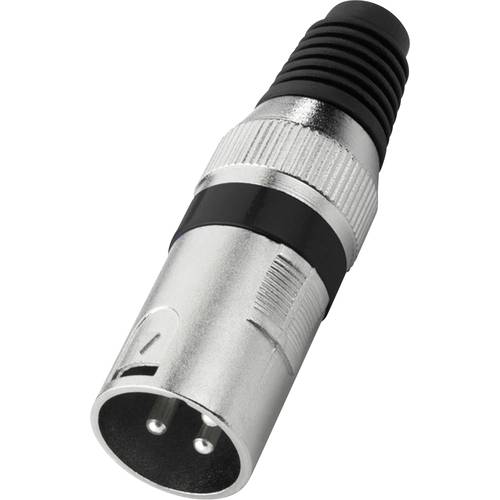 Monacor XLR-207P/SW XLR-Stecker