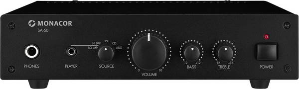 Monacor SA-50 Stereo-Verstärker 2 x 25 W