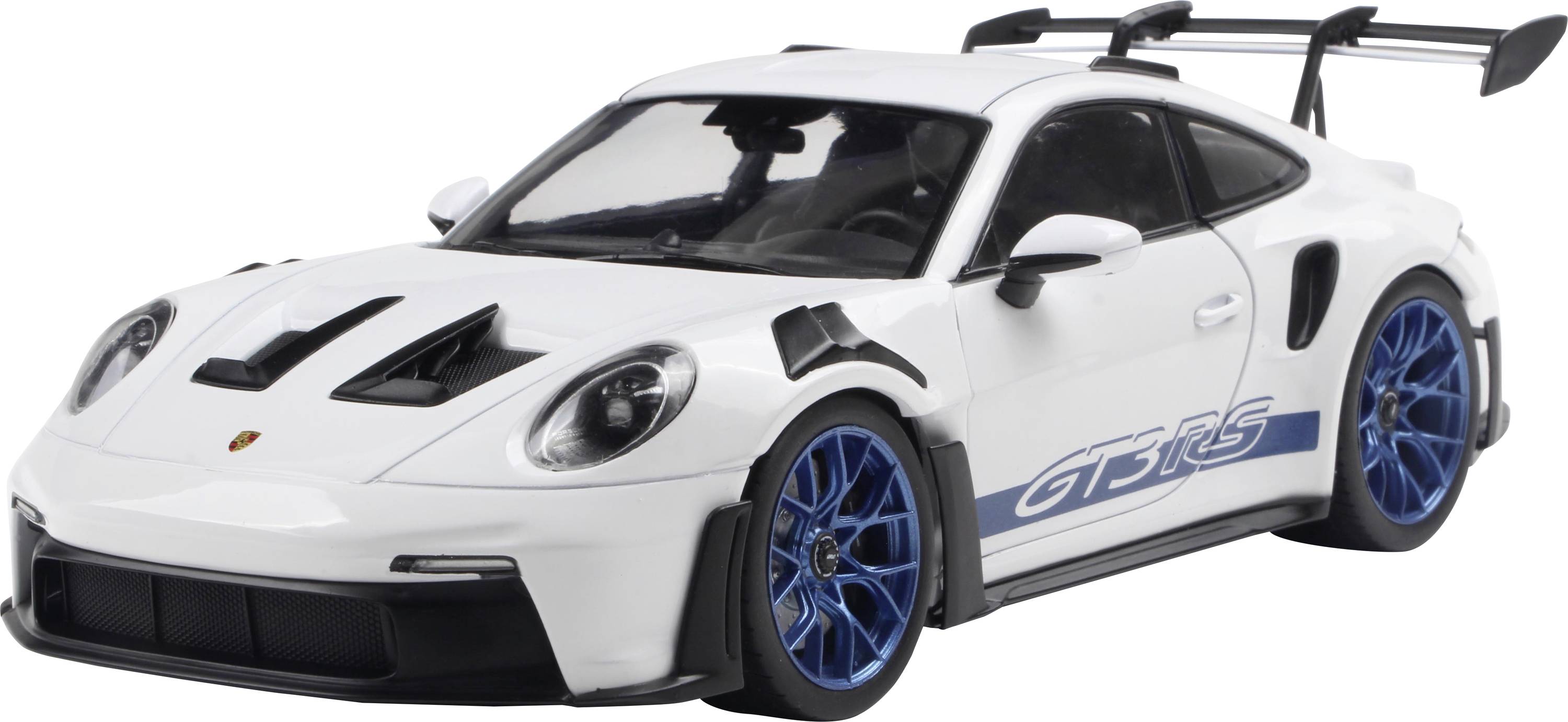 Solido Porsche 911 GT3 RS 2024 weiß/blau 1:18 Modellauto