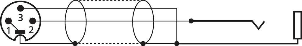 Elektrischer Schaltplan: Zeigt ein Relais mit drei Anschlussstiften (1, 2, 3) und zwei Spulen, verbunden mit Schaltkreisen.