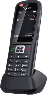 Gigaset Pro R700H protect PRO DECT, GAP Schnurloses Telefon analog  Bluetooth, mit Basis, PIN Code, Vibration, Wahlwiederholung Schwarz