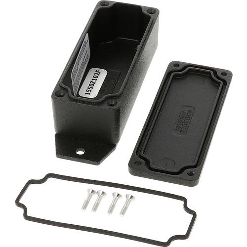 Hammond Electronics 1550Z102FBK Universal-Gehäuse 90 x 36 x 30 Aluminium Druckguss Schwarz 1 St.