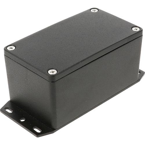 Hammond Electronics 1550Z111FBK Universal-Gehäuse 115 x 66 x 55 Aluminium Druckguss Schwarz 1 St.