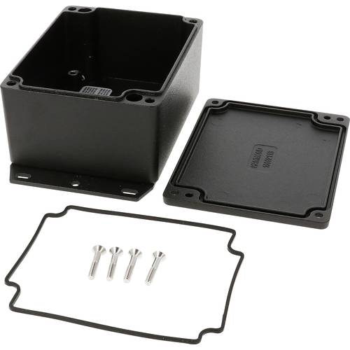 Hammond Electronics 1550Z113FBK Universal-Gehäuse 115 x 90 x 55 Aluminium Druckguss Schwarz 1 St.