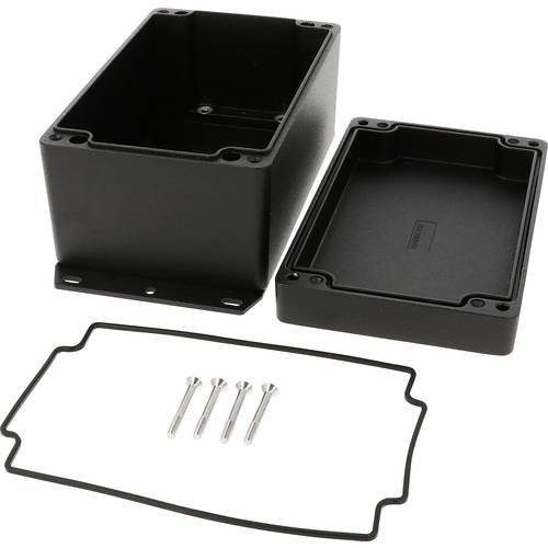 Hammond Electronics 1550Z117FBK Universal-Gehäuse 160 x 100 x 81 Aluminium Druckguss Schwarz 1 St.