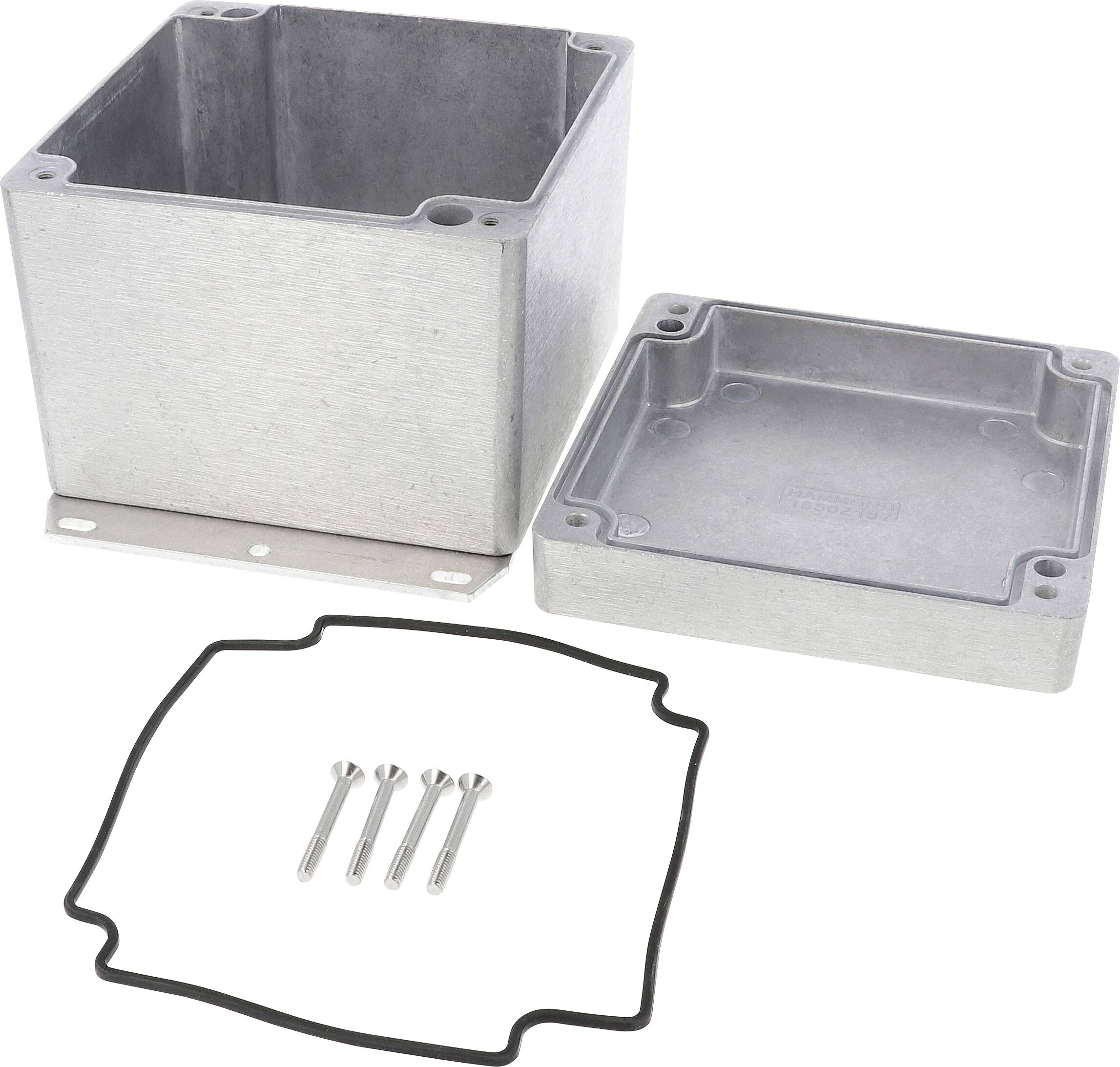 Hammond Electronics 1550Z137F Universal-Gehäuse 121 x 121 x 102 Aluminium Druckguss Aluminium 1 St.