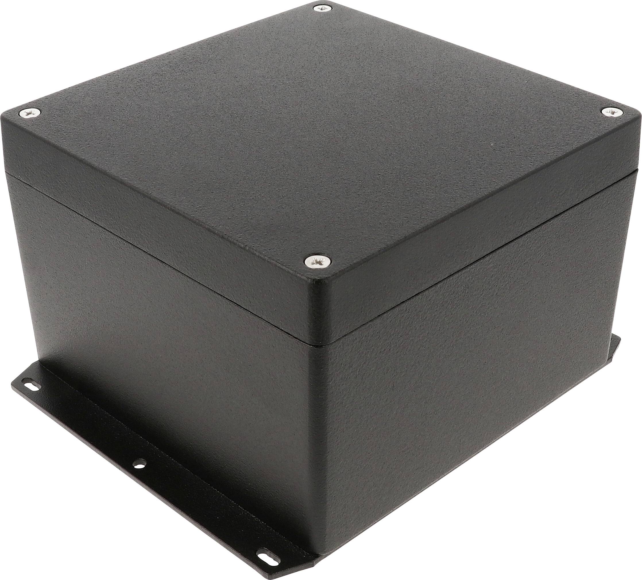 Hammond Electronics 1550Z139FBK Universal-Gehäuse 160 x 160 x 102 Aluminium Druckguss Schwarz 1 St.