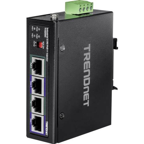 TRENDnet TI-IG290 PoE Injector, 95W 2-Port Industrial 2.5G PoE