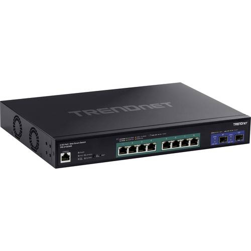 TRENDnet TPE-3102WS 10-Port 2.5G Switch, Web Smart PoE+ mit 10G SFP+ Slots