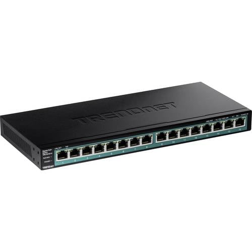 TRENDnet TPE-TG161H 16 Port PoE Switch Gigabit PoE+ Switch 120W