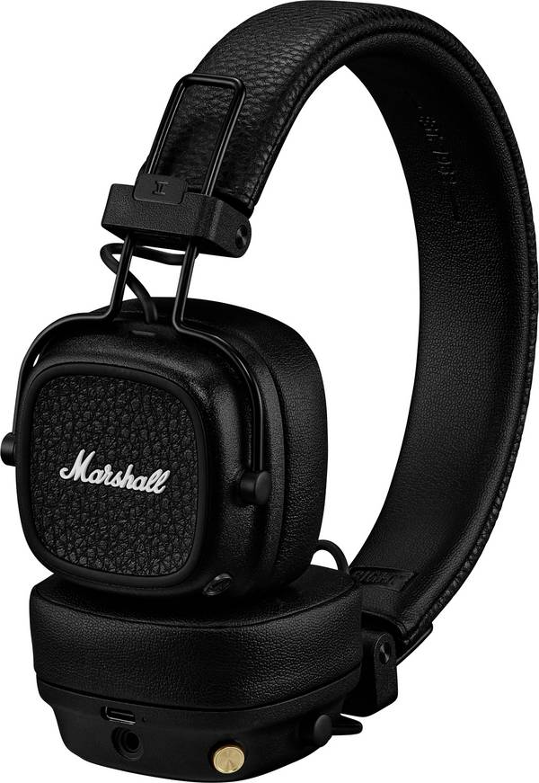 Marshall Major V Black Over Ear Kopfhörer Bluetooth® Stereo Schwarz HiFi