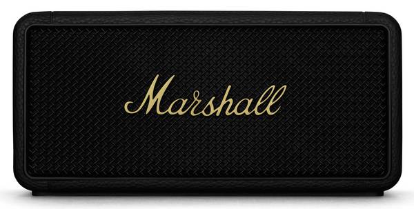 Marshall Middleton Black & Brass Bluetooth® Lautsprecher Schwarz
