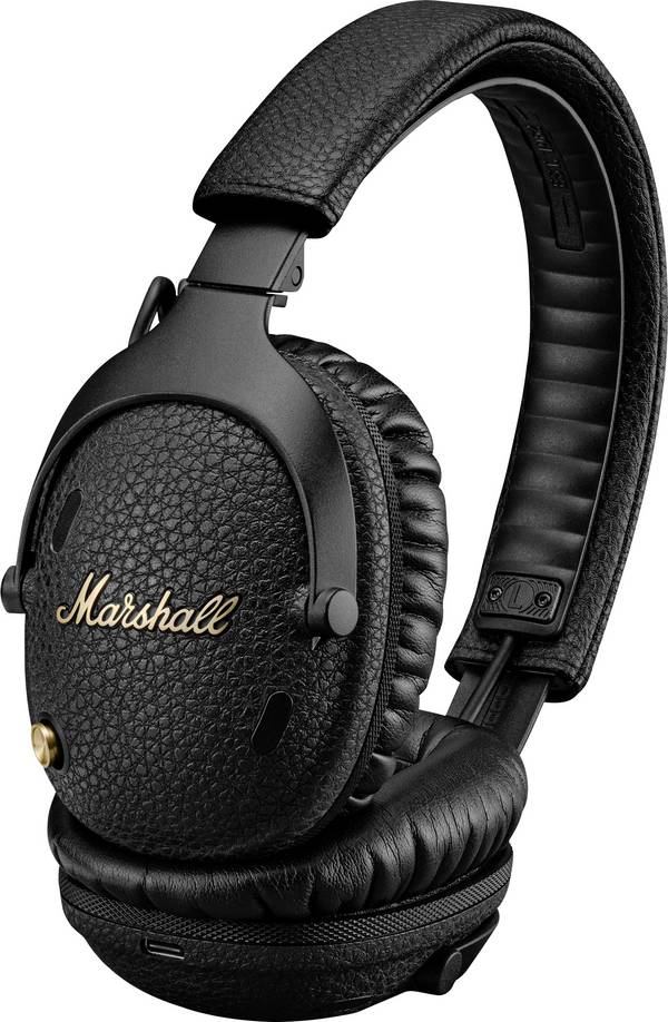 Marshall Monitor III A.N.C Black  Over Ear Headset Bluetooth® Stereo Schwarz Noise Cancelling  HiFi