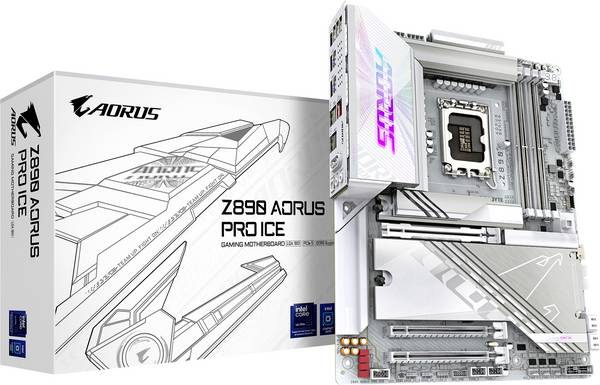 Gigabyte Z890 AORUS PRO ICE Mainboard Sockel (PC) Intel® LGA 1851 Formfaktor (Details) ATX Mainboard-Chipsatz Intel® Z890