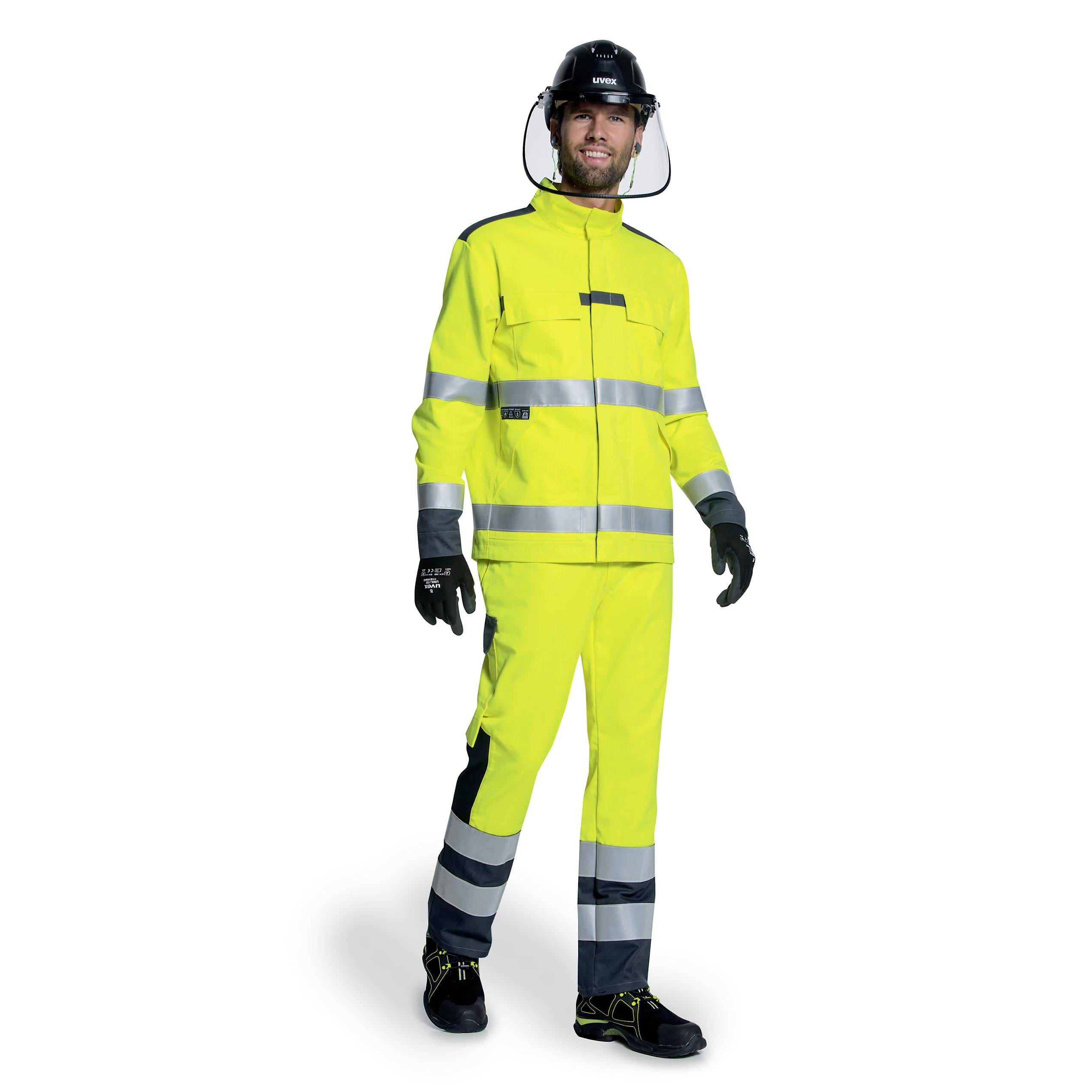 Arbeitsjacke uvex multifunction high vis gelb, warngelb 56, 58-1