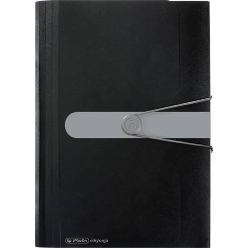 Herlitz Fächermappe 11208394 DIN A4 Anzahl der Fächer:12 Schwarz 1 St.