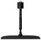 Monitorstandfuß, schwarz, mit vertikaler Hauptstütze und rechteckiger Basis, geeignet für die Befestigung von Monitorbildschirmen.