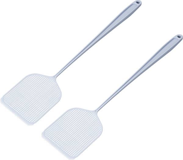 Renkforce RF-IC-300 RF-6684352 Fliegenklatsche   (B x H x T) 11.4 x 50 x 1.3 cm Hellblau 2 St.