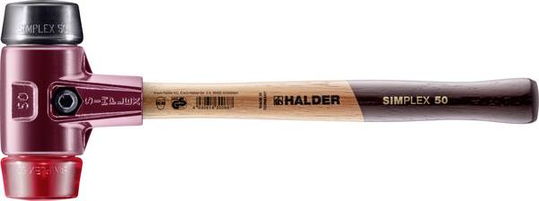 Halder SIMPLEX 3026.050 Schonhammer ergonomischer Griff, hart, mittelhart 1130 g 370 mm  1 St.