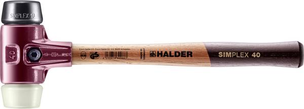 Halder SIMPLEX 3028.040 Schonhammer ergonomischer Griff, hart, mittelhart 650 g 325 mm  1 St.