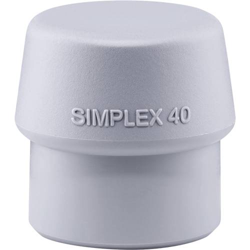 Schonhammerkopf SIMPLEX Kopf-Ø 40mm TPE-mid grau mittelh.HALDER