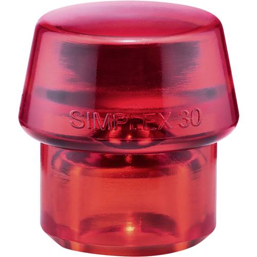 Schonhammerkopf SIMPLEX Kopf-Ø 30mm Plastik rot hart HALDER