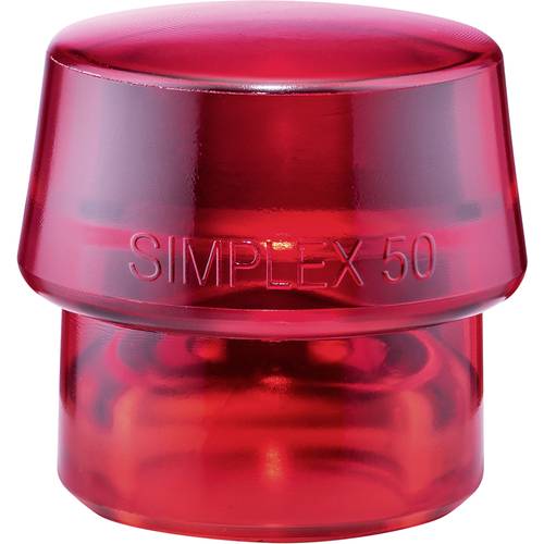 Schonhammerkopf SIMPLEX Kopf-Ø 50mm Plastik rot hart HALDER