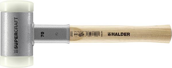 Halder SUPERCRAFT 3366.070 Schonhammer ergonomischer Griff, hart, rückschlagsfrei 2215 g 370 mm 1 St.