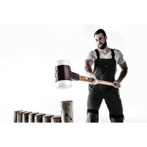 Vorschlaghammer SIMPLEX Kopf-D.125mm L.1040mm mittelh.Superplastik weiß