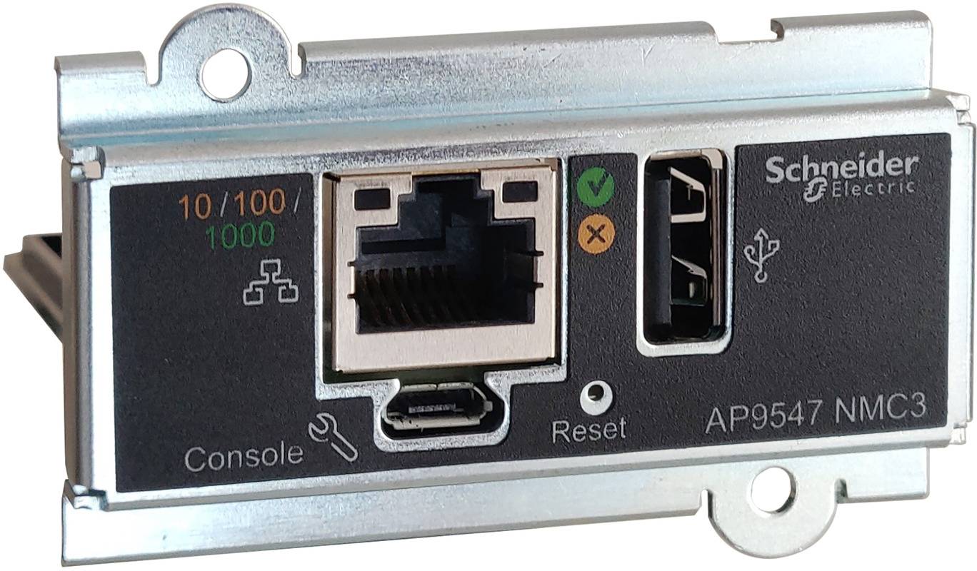 Schneider Electric APC AP9547. Tipo di prodotto: Scheda di gestione della rete, Colore del prodotto SNMP Karte