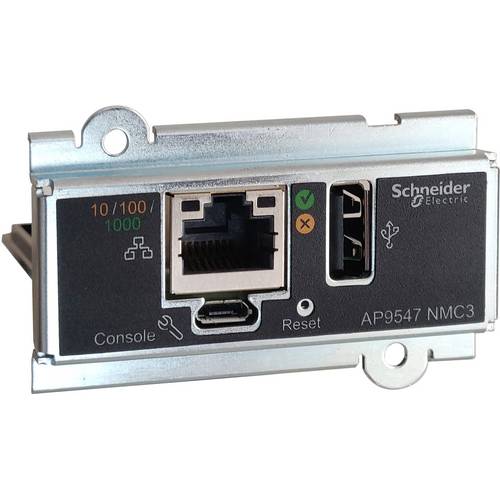 Schneider Electric APC AP9547. Tipo di prodotto: Scheda di gestione della rete, Colore del prodotto SNMP Karte